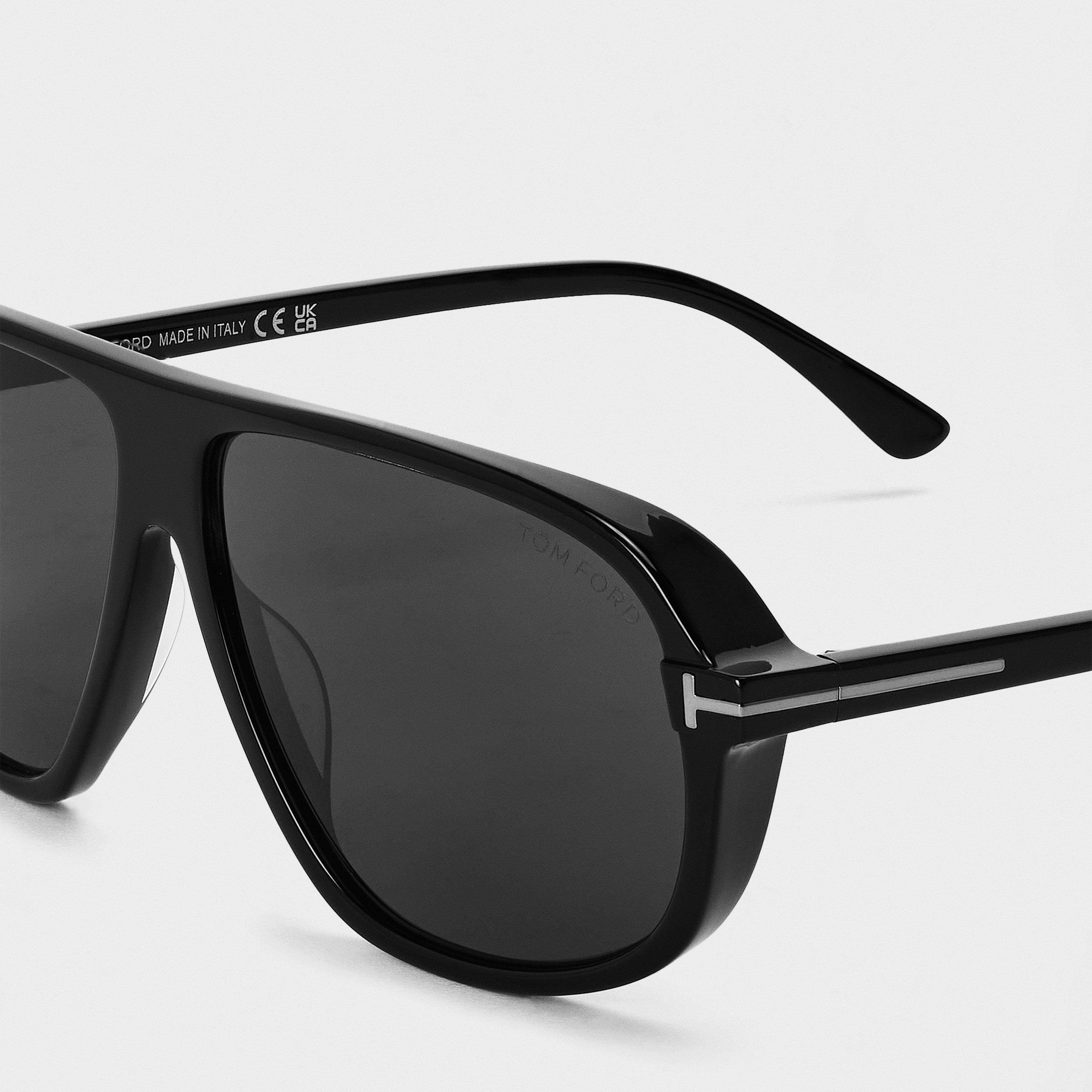 Black - Tom Ford - Men's Aviator Sunglasses, Aviator Style - 4