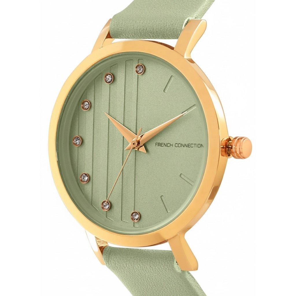 Green - French Connection - Connnection Analog Green Dial Womens Watch - 2