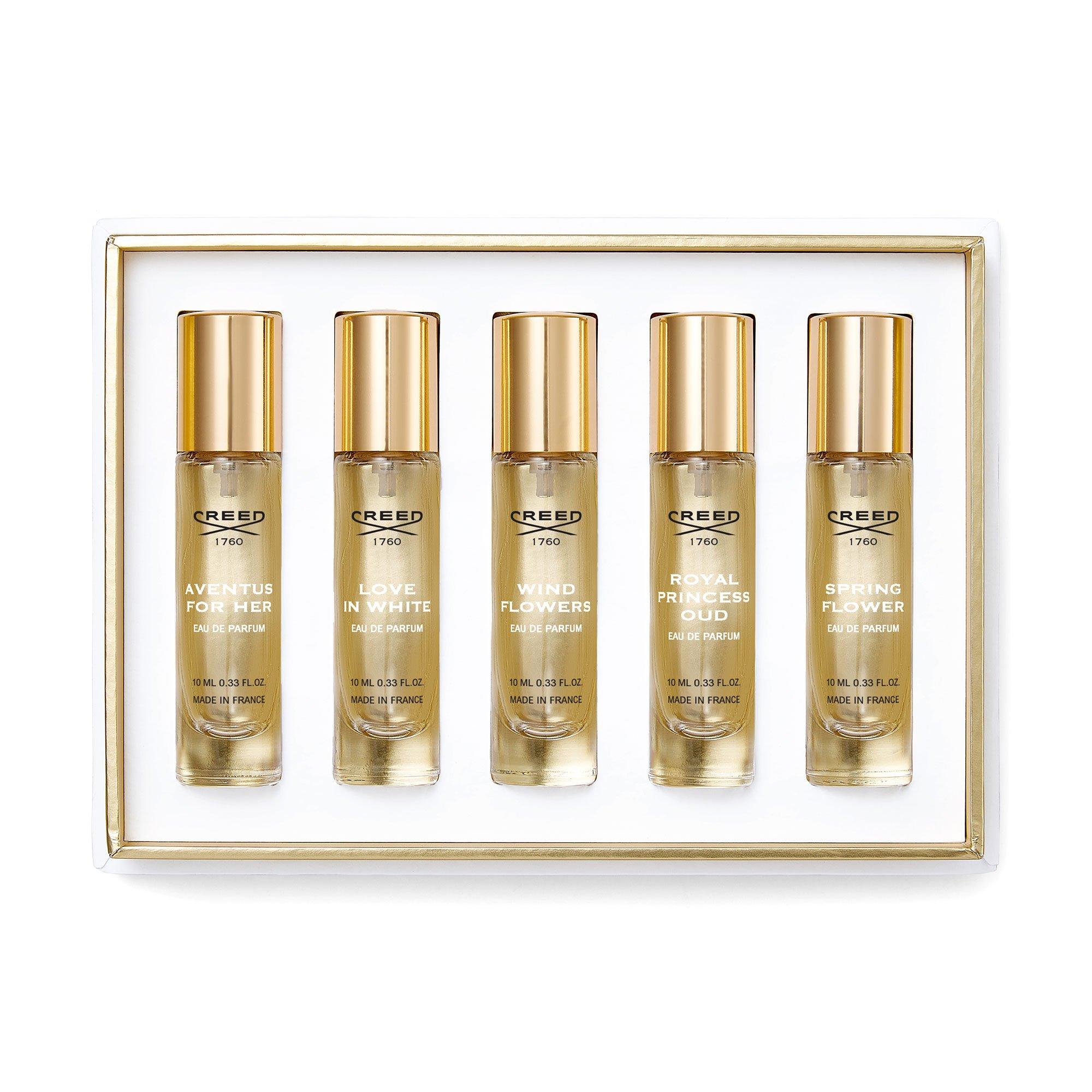 Creed Womens 5-Piece Discovery Eau de Parfum Set - Clear
