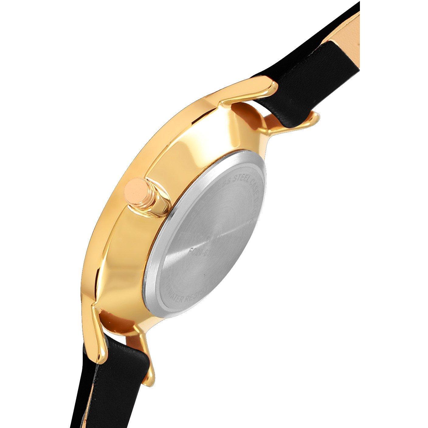 Black - French Connection - Connnection Analog Black Dial Womens Watch - 4