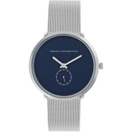 French Connection Connection Analog Blue Dial Mens Watch