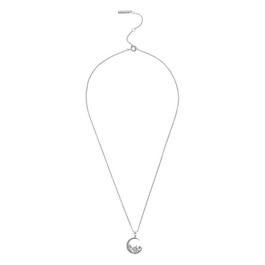 Olivia Burton Celestial Cluster Moon Necklace Silver