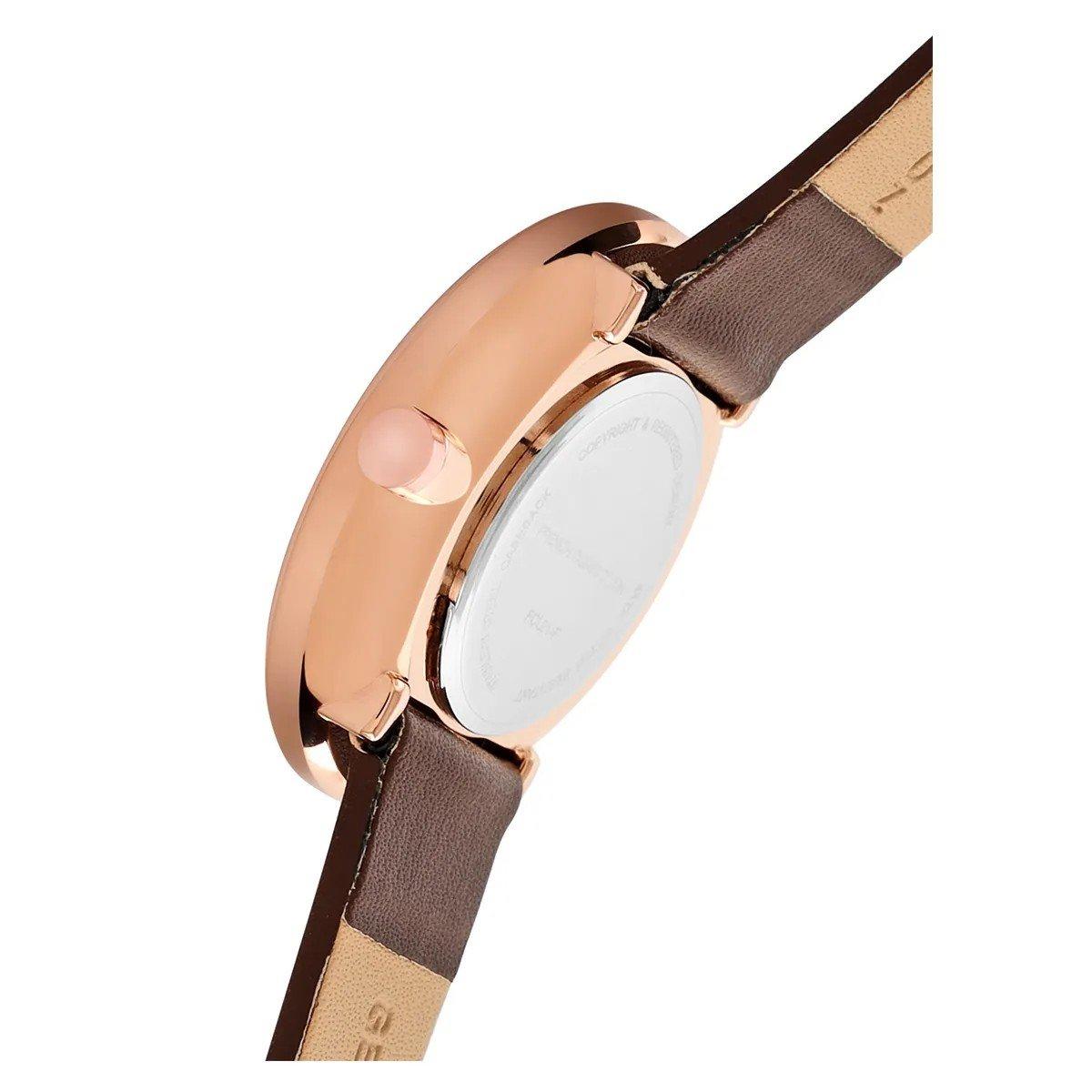 Brown - French Connection - Connection Womens Analog Watch Brown Strap - 3
