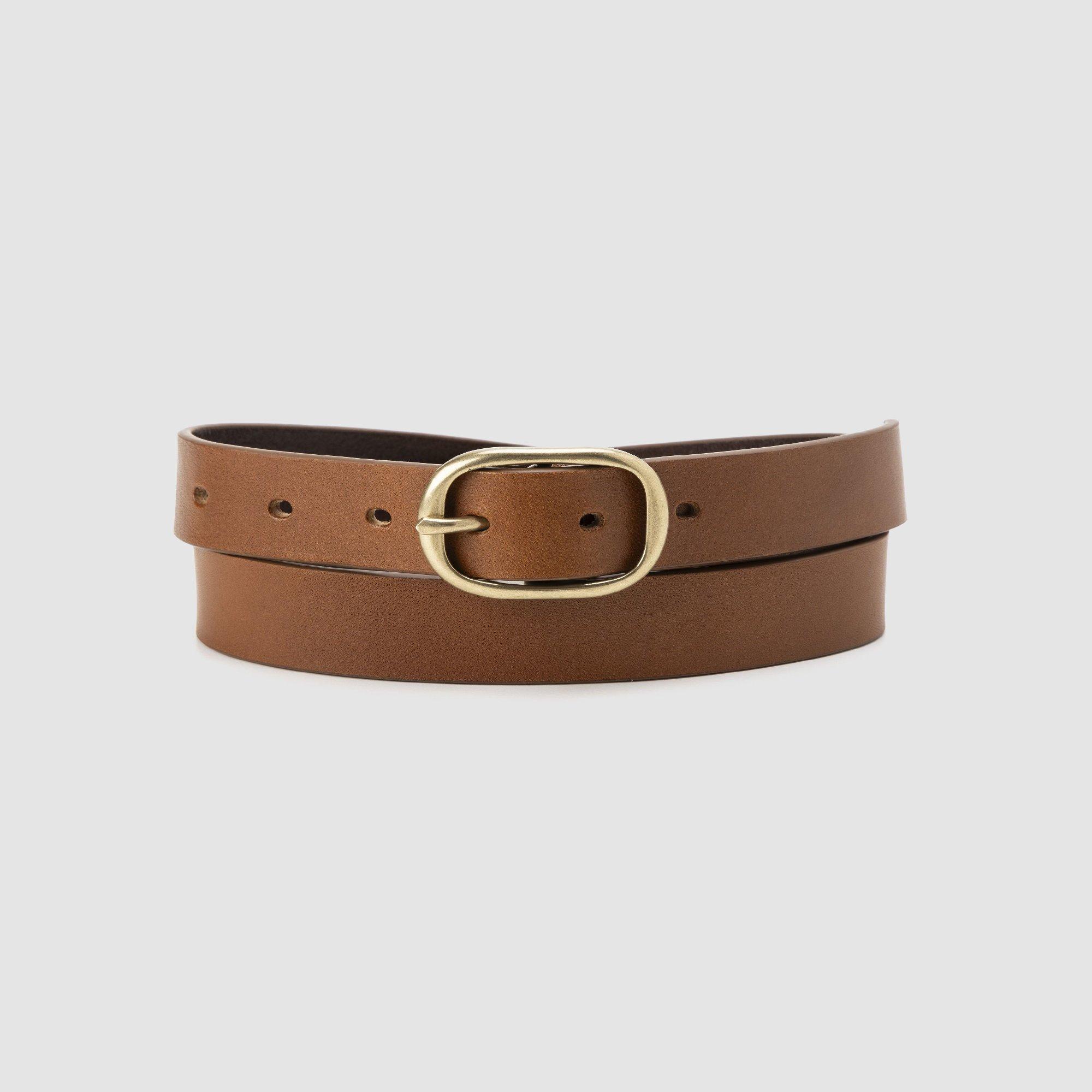 LEATHER BROWN - Levis - Levis Womens Charlie Belt Leather Br - 1