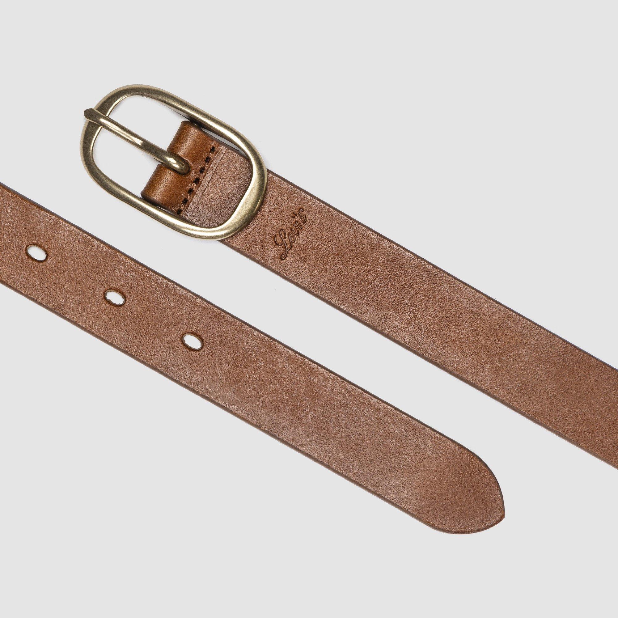 LEATHER BROWN - Levis - Levis Womens Charlie Belt Leather Br - 2
