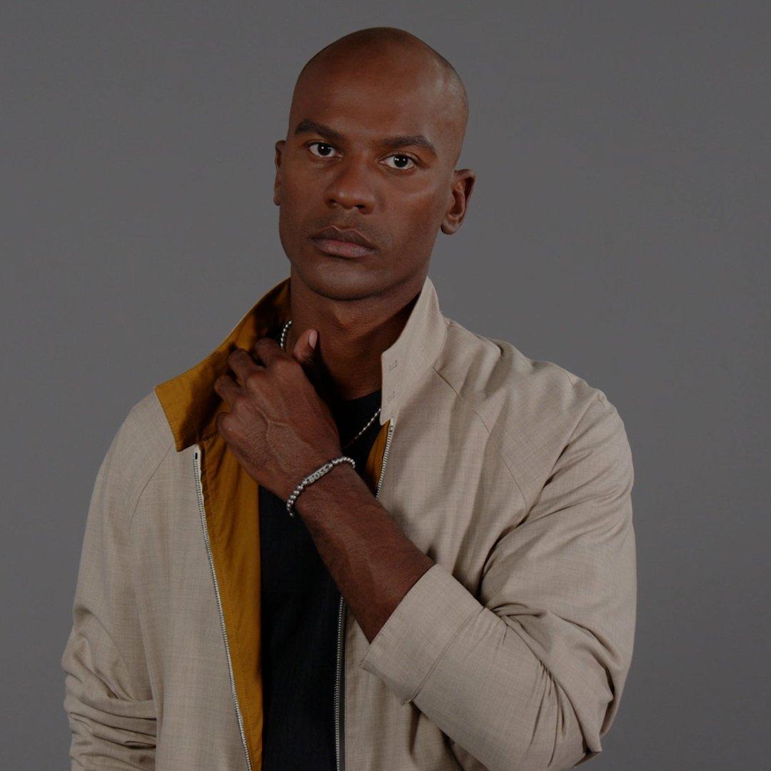 Silver - Boss - Men's Sphere Metal Bracelet, Stainless Steel, Magnetic Closure - 3