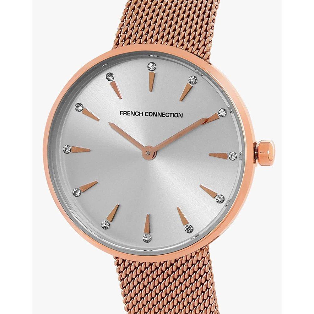 Zilver - French Connection - Connection Silver Dial Analog Watch For Women - 2