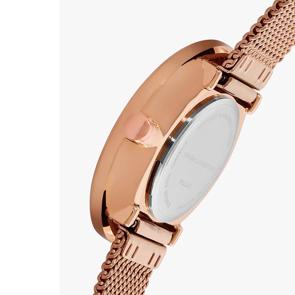 Zilver - French Connection - Connection Silver Dial Analog Watch For Women - 4