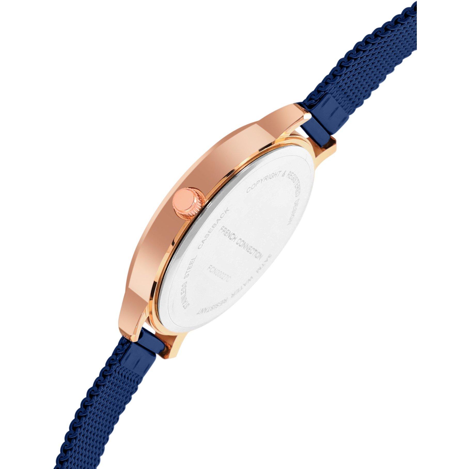 Blue - French Connection - Connection Analog Watch for Women - 4