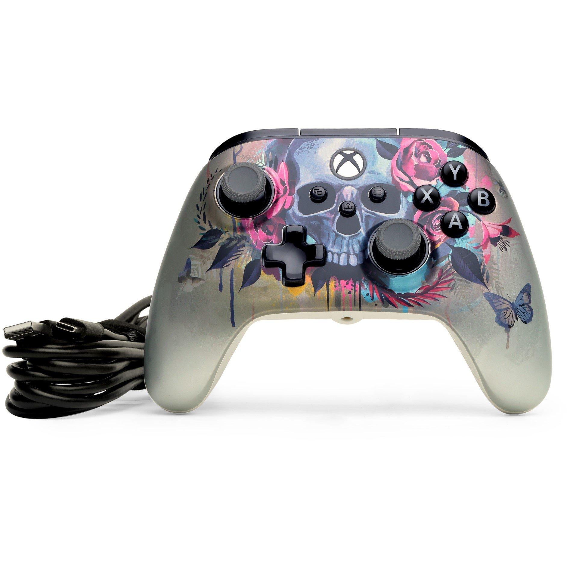 Multi - PowerA - Advantage Plus Wired Controller for Xbox Series XS - Bloom & Gloom - 6