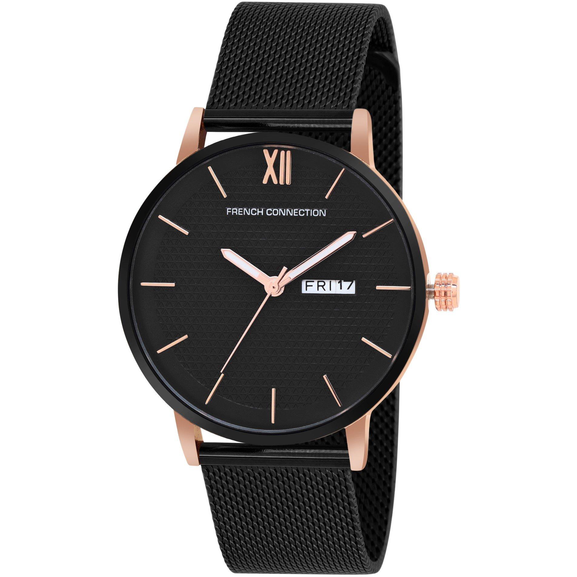 Nero - French Connection - Connection Mens Analog Watch Black Strap - 2