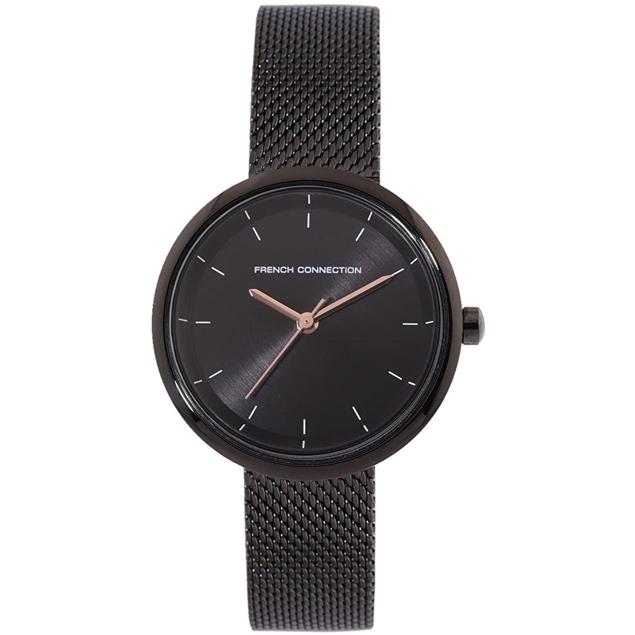 Black - French Connection - Connection Womens Analog Watch Black Strap - 1
