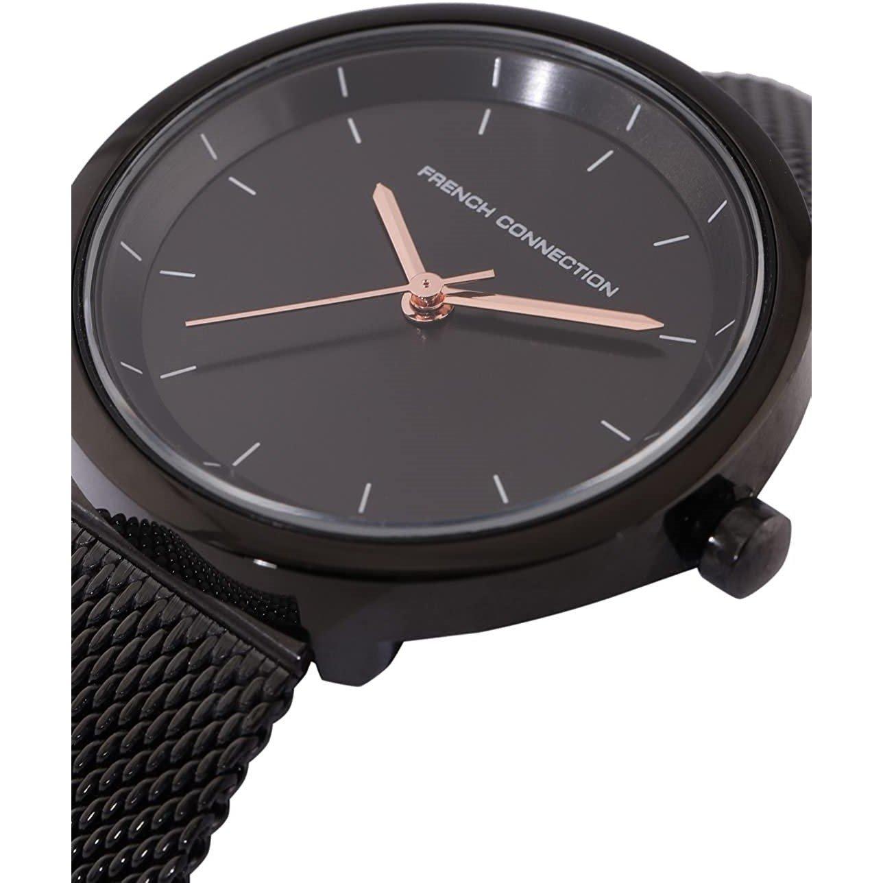 Black - French Connection - Connection Womens Analog Watch Black Strap - 2