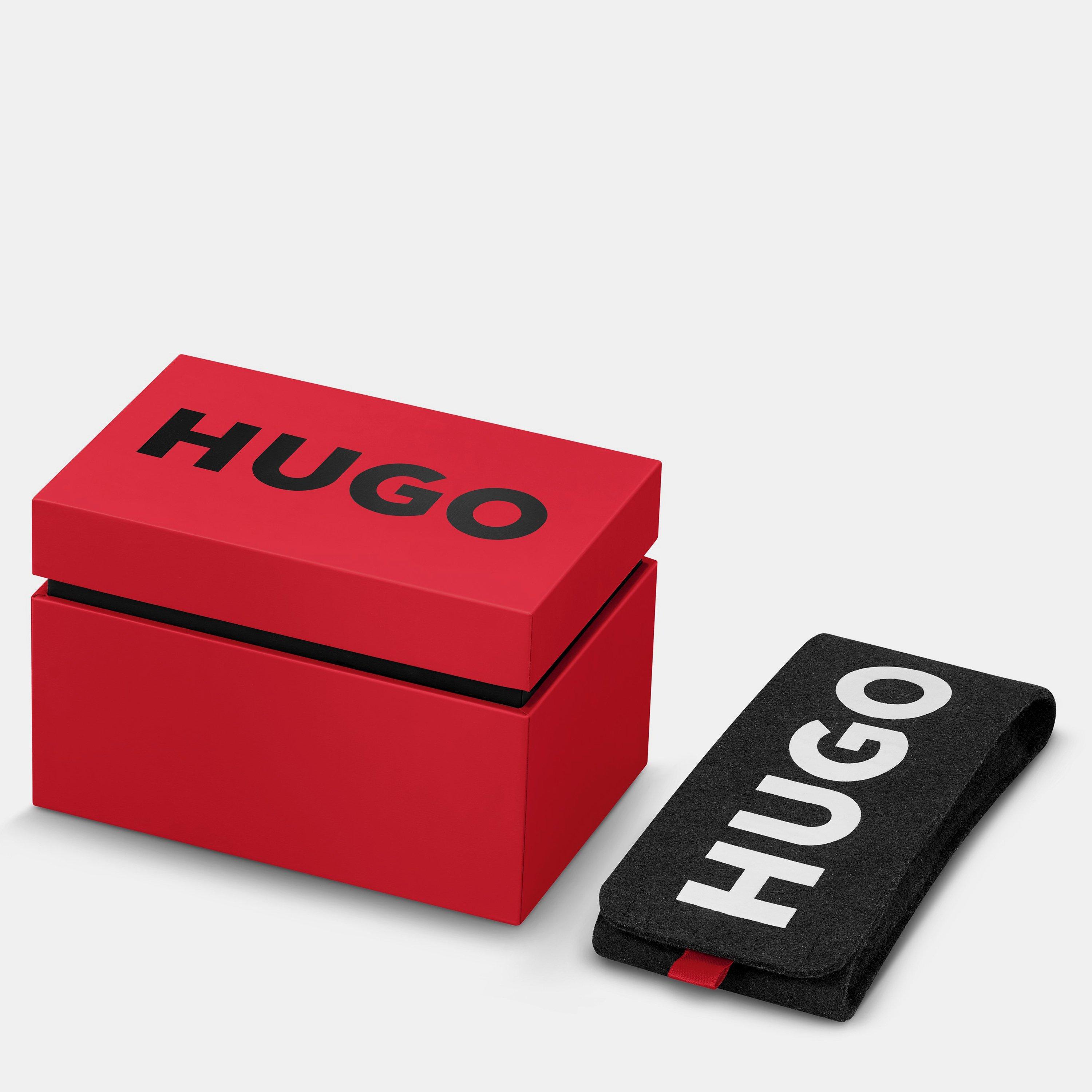 White - Hugo - HUGO Fast 44mm Multifunction Watch Mens - 5