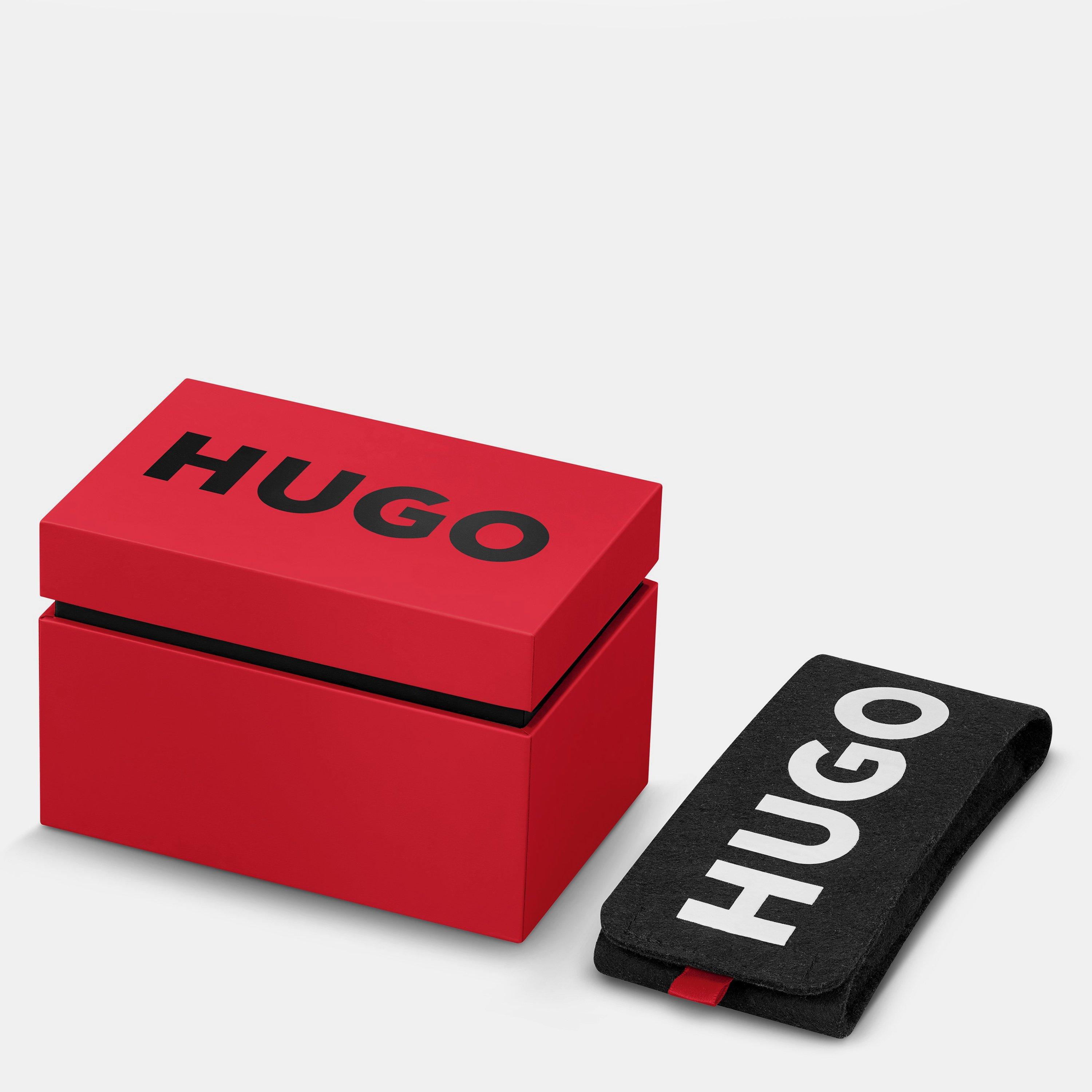 Black - Hugo - HUGO Fast 44mm Multifunction Watch Mens - 5