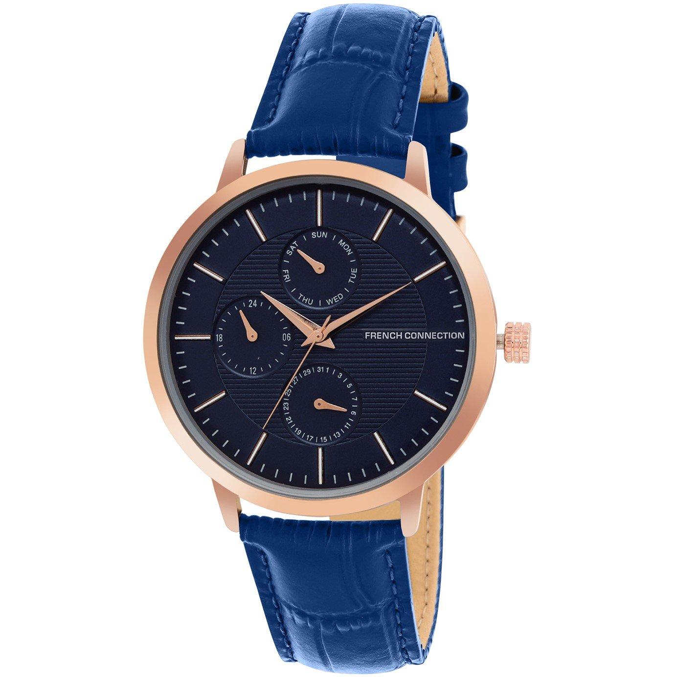 Blue - French Connection - Connection Mens Analog Watch Blue Strap - 2
