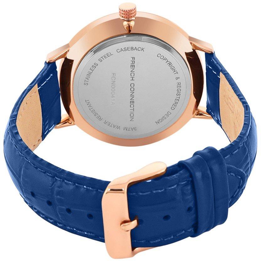 Blue - French Connection - Connection Mens Analog Watch Blue Strap - 3