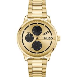 Hugo HUGO Stamp 44mm Multifunction Watch Mens