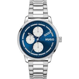 Hugo Mens #Stamp 44mm Multifunction Watch