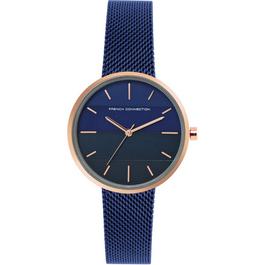 French Connection Connnection Analog Blue Dial Womens Watch