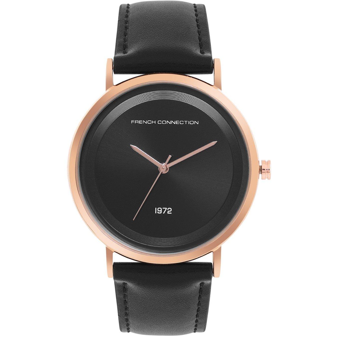 French Connection Connection Men Crizel Black Dial Analog Watch