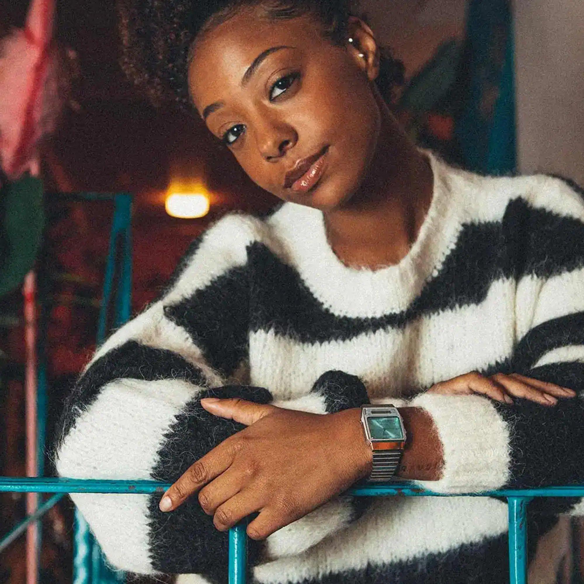 Silver/Blue - Casio - Unisex Adults Digital Watch - 8