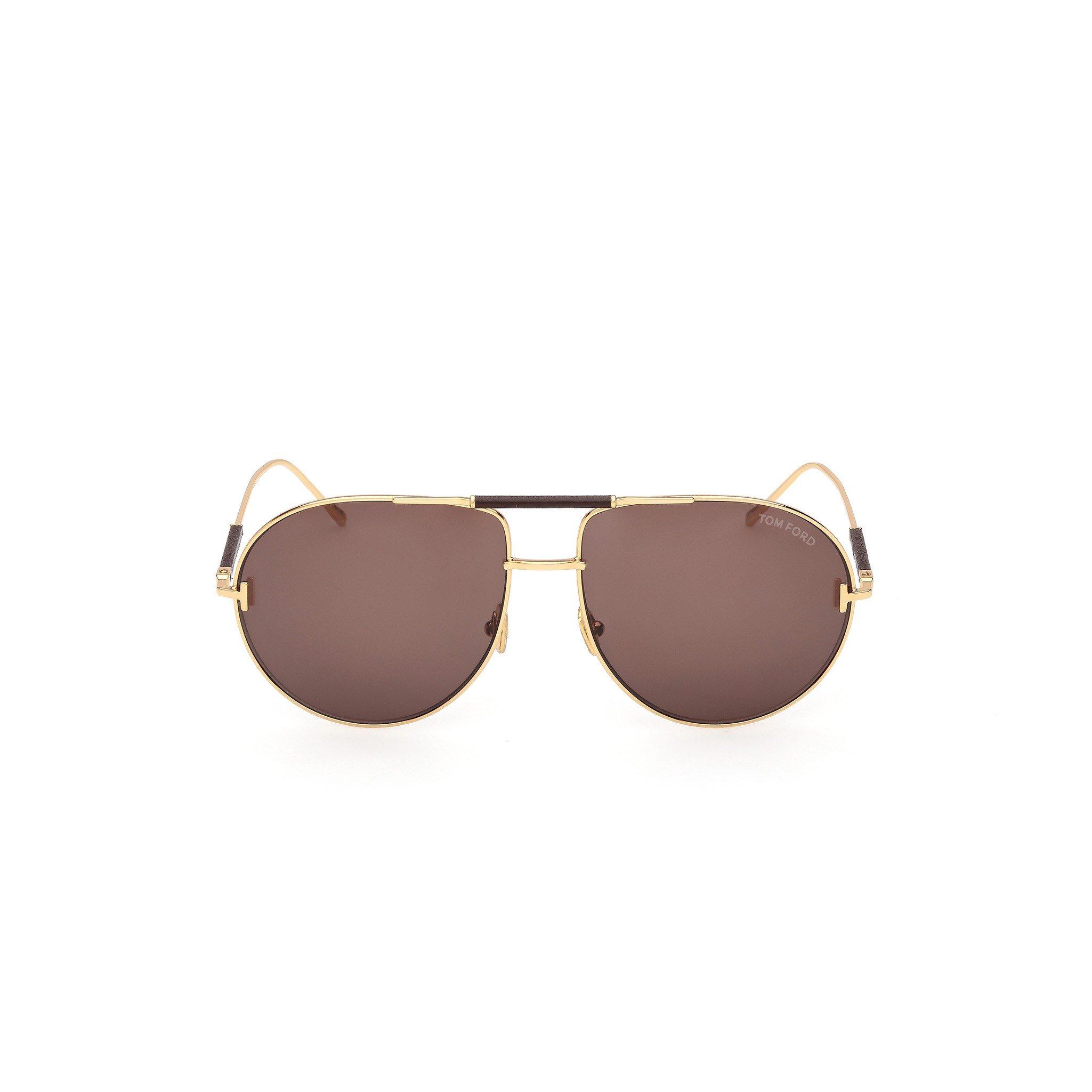 Brown/Gold - Tom Ford - TFS Lou Sunglass 71 - 1