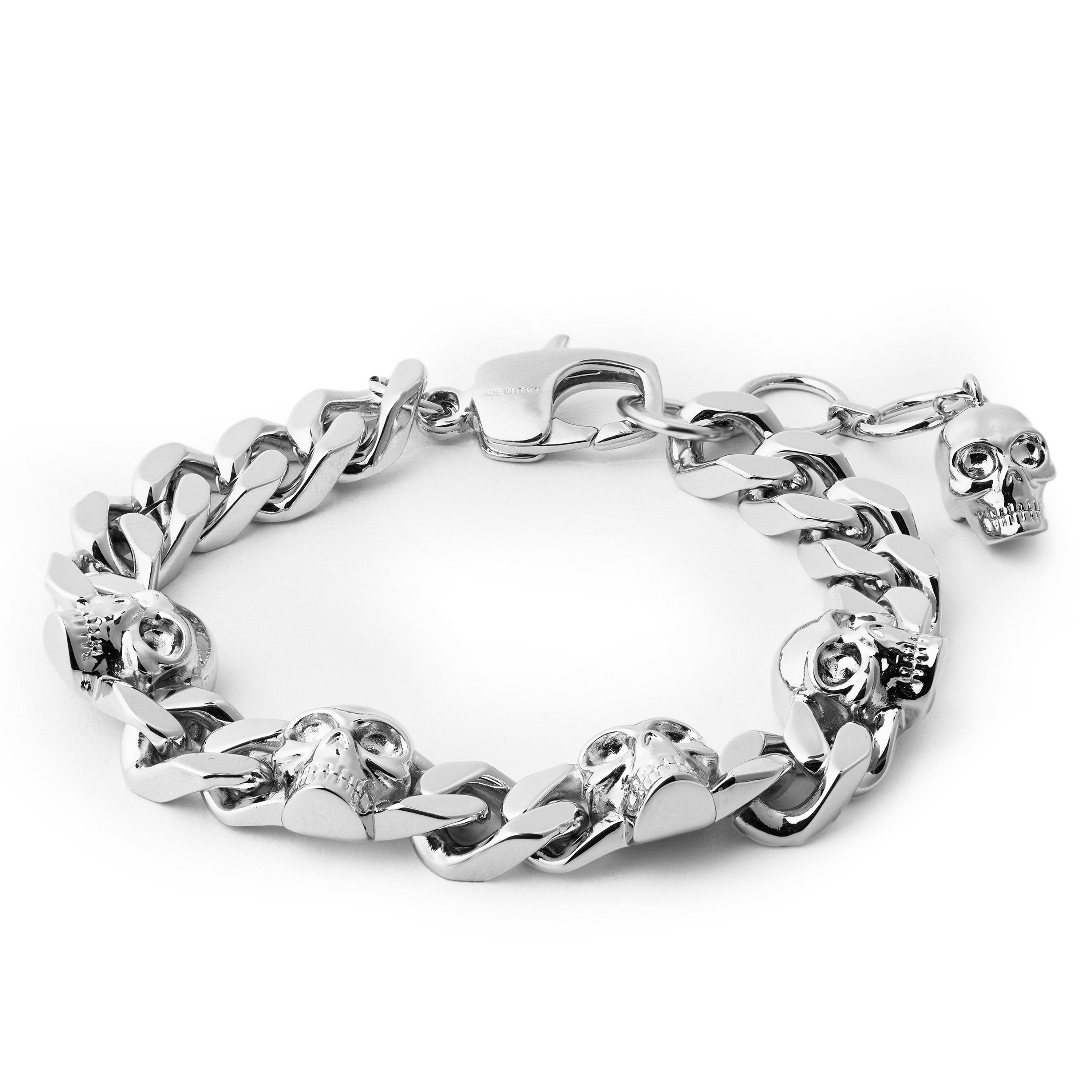 Silver - Alexander McQueen - Alex Skull Bracelet Sn63 - 1