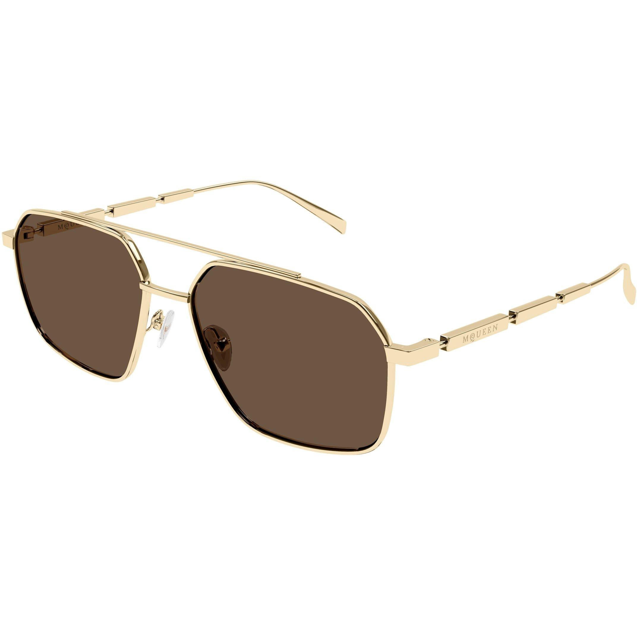Gold - Alexander McQueen - Men's Aviator Sunglasses