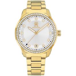 Tommy Hilfiger womens watch with a crystal bezel finish 36mm