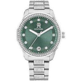 Tommy Hilfiger womens watch with a crystal bezel finish 36mm