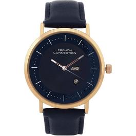 French Connection Connection Ikon BLUE Round Analog Watch for Men