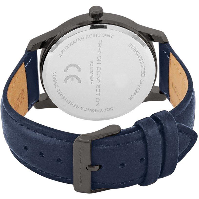 Blue - French Connection - Connection Avenir BLUE Round Analog Watch for Men - 3