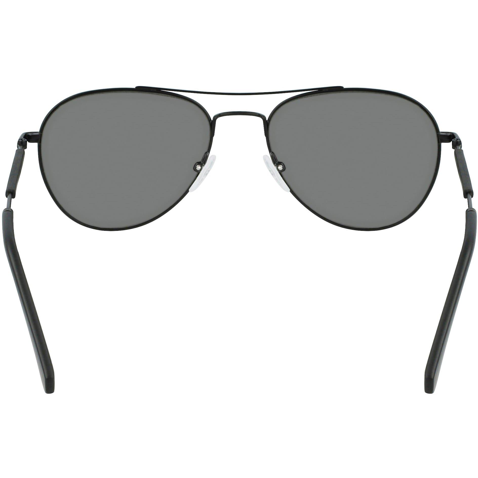 Matte Black - Calvin Klein Jeans - CKJ Aviator Sunglasses 63 - 6