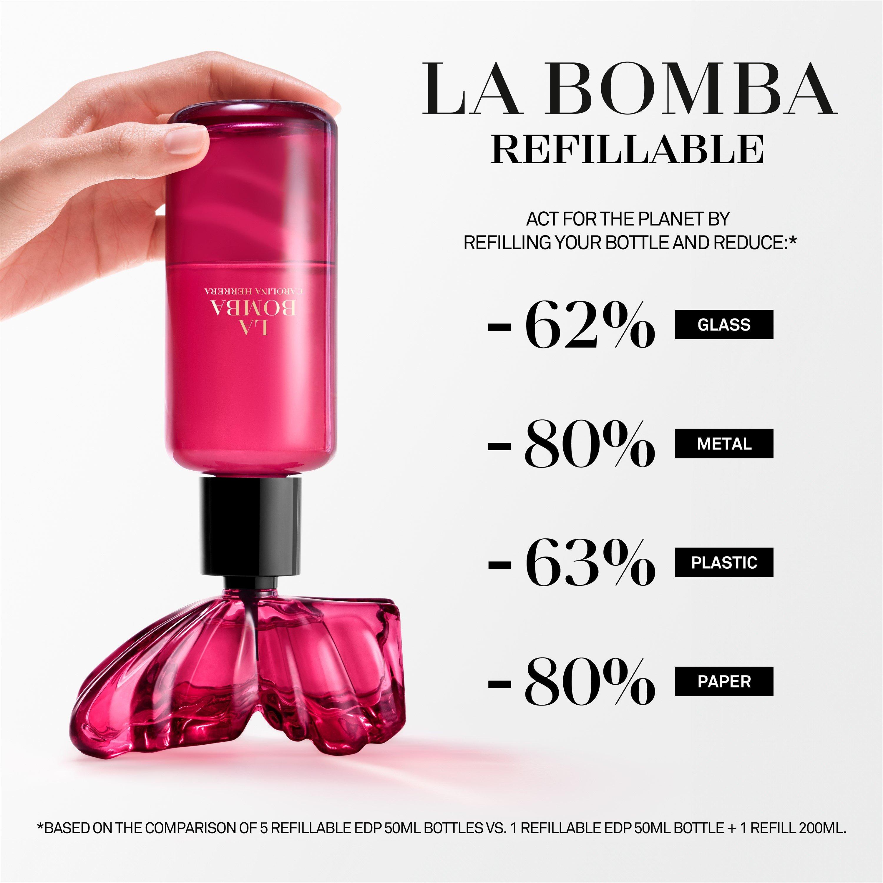 Clear - Carolina Herrera - La Bomba Refill 200ml - 6