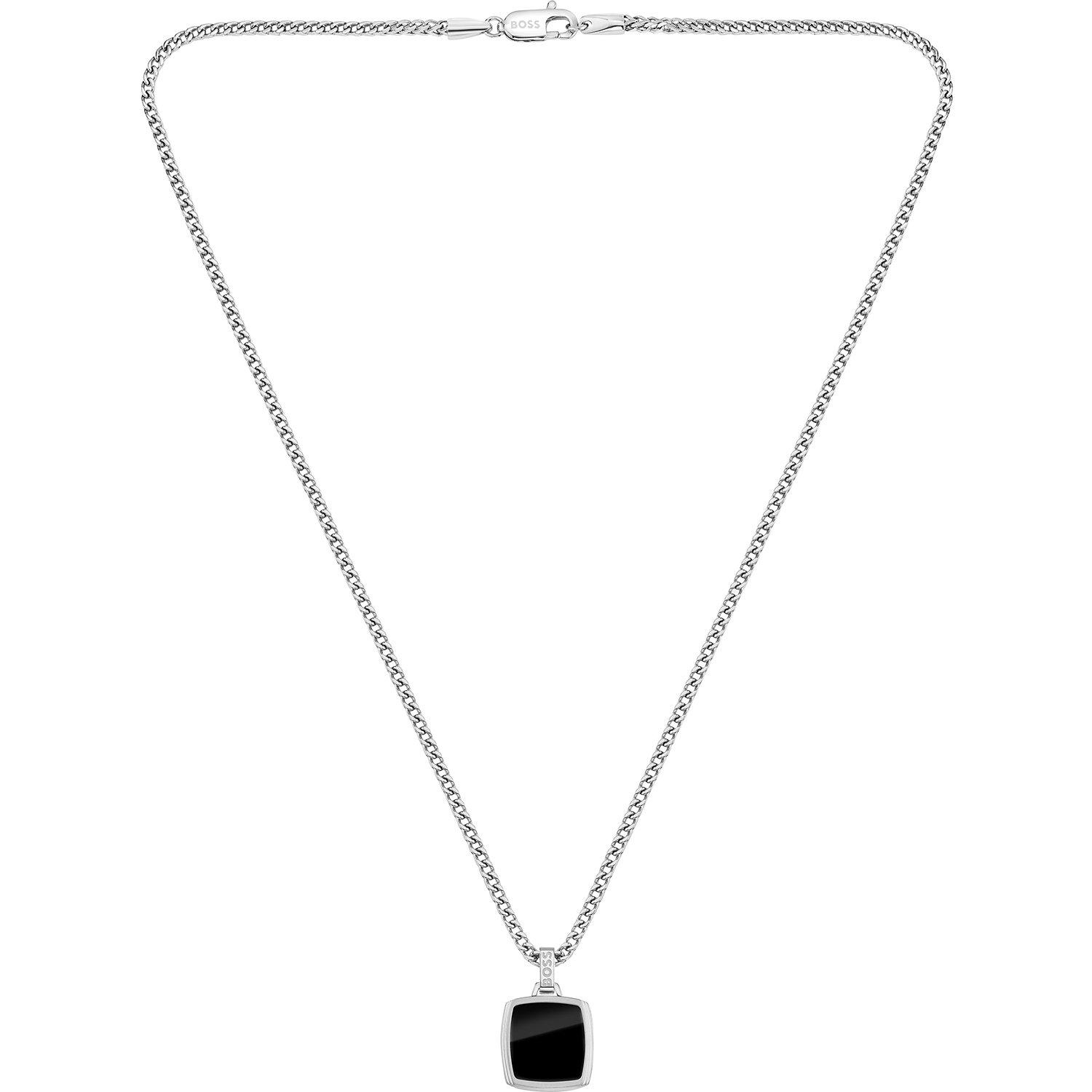 Silver - Boss - Men's Odell Pendant Necklace - 2