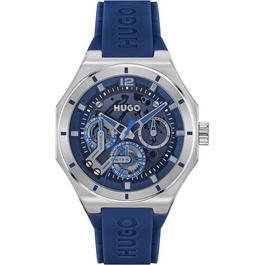 Hugo HUGO Grail Skeleton 44mm Multifunction Watch Mens