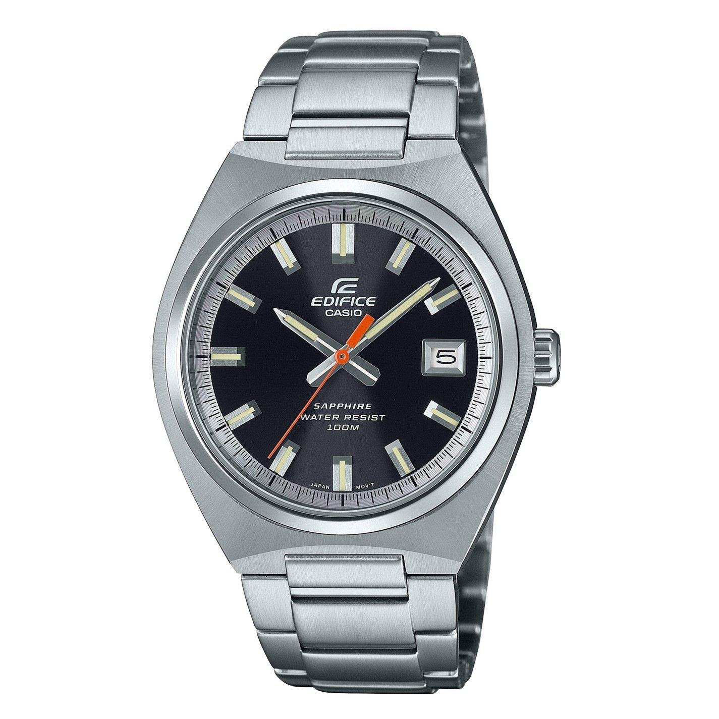 Black/Silver - Casio - Men's EFB Digital Watch - 1
