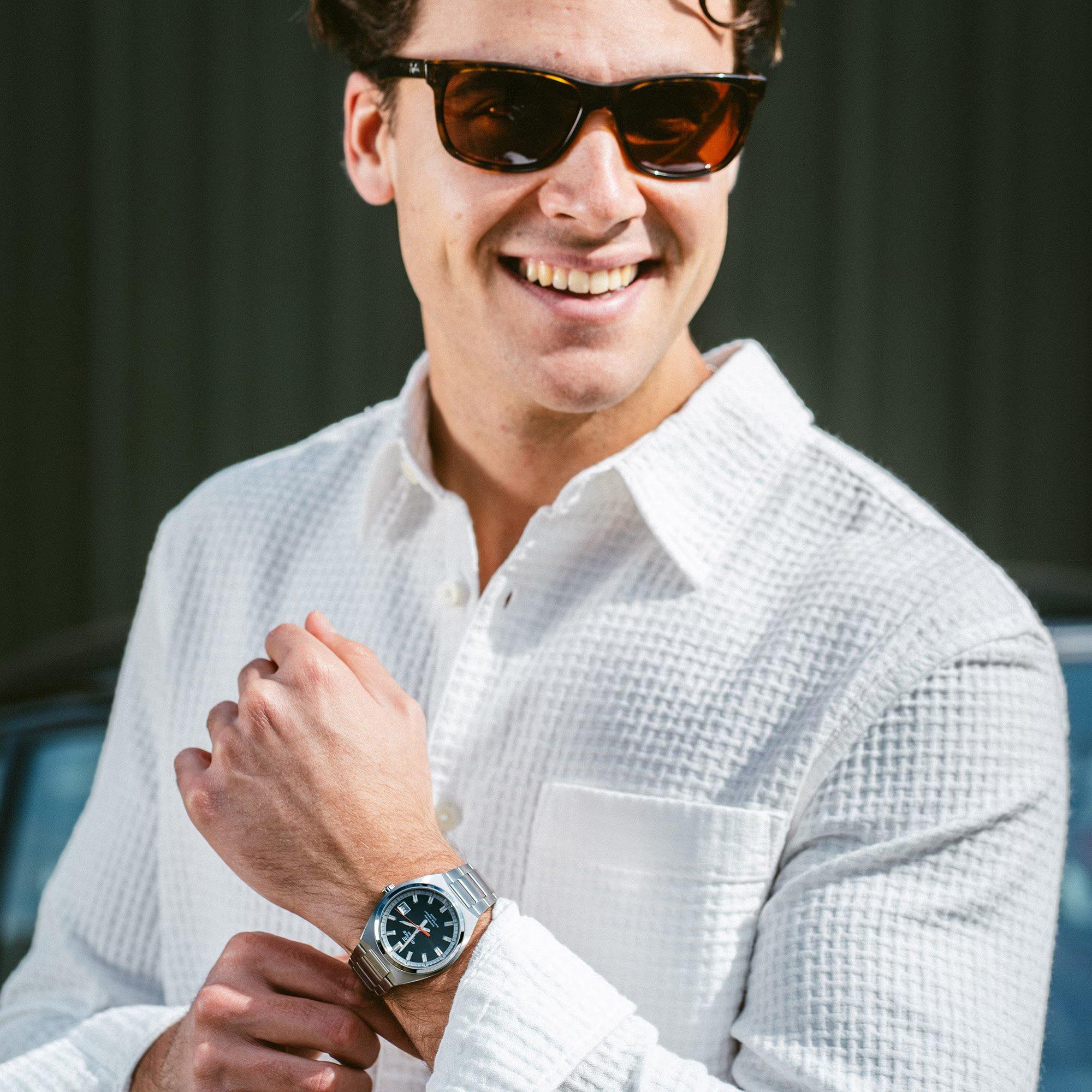 Black/Silver - Casio - Men's EFB Digital Watch - 4