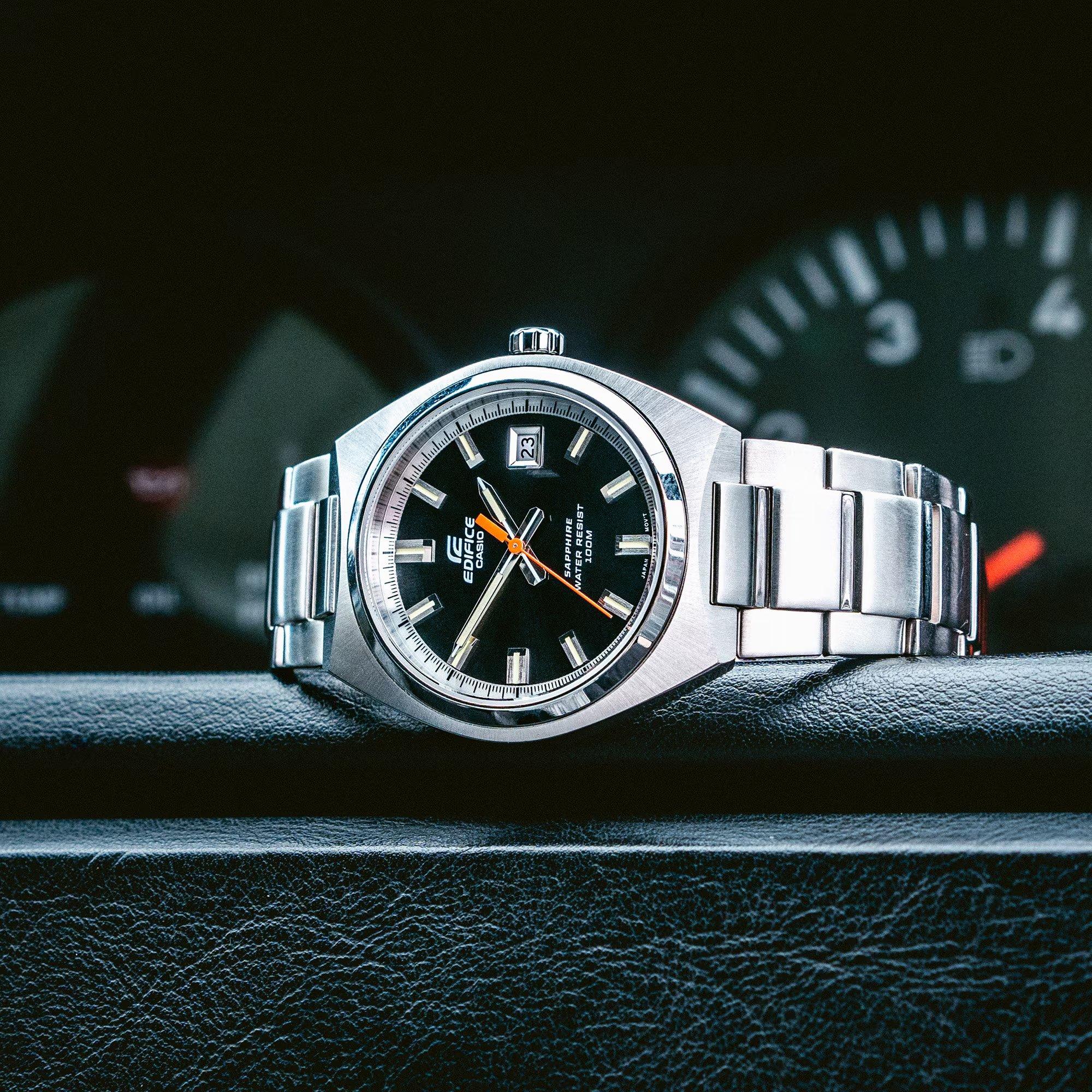 Black/Silver - Casio - Men's EFB Digital Watch - 6