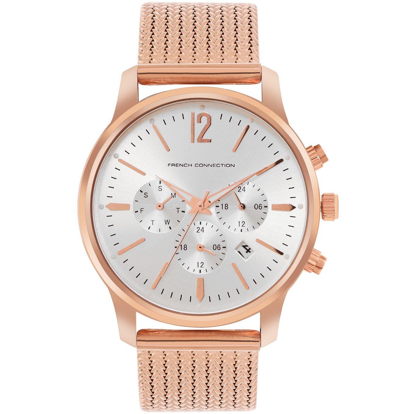 Zilver - French Connection - Analogue Quartz Watch - 1