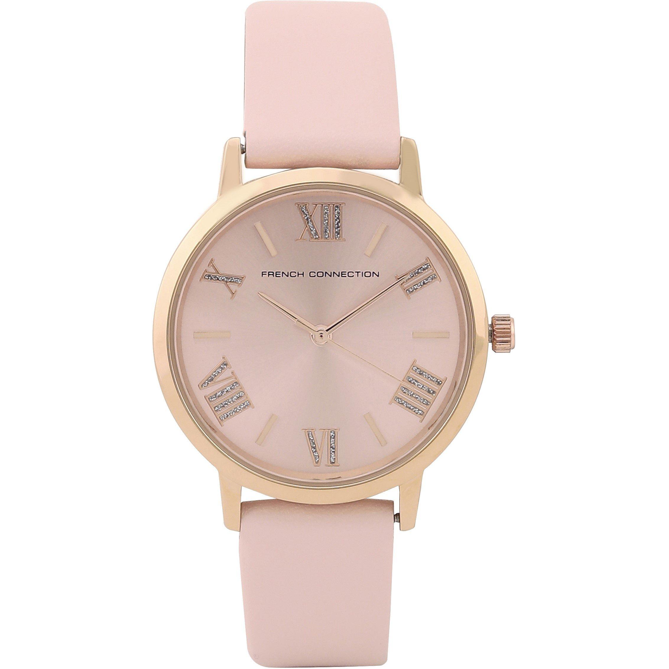 French Connection Connection Verina PINK Round Analog Watch for Women