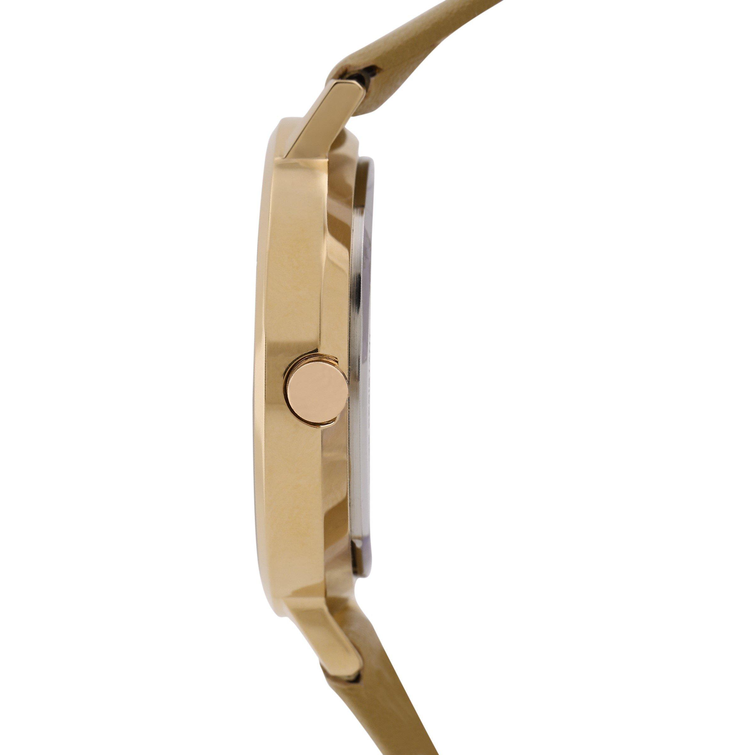 Beige - French Connection - Connection TAN Round Analog Watch for Women - 3