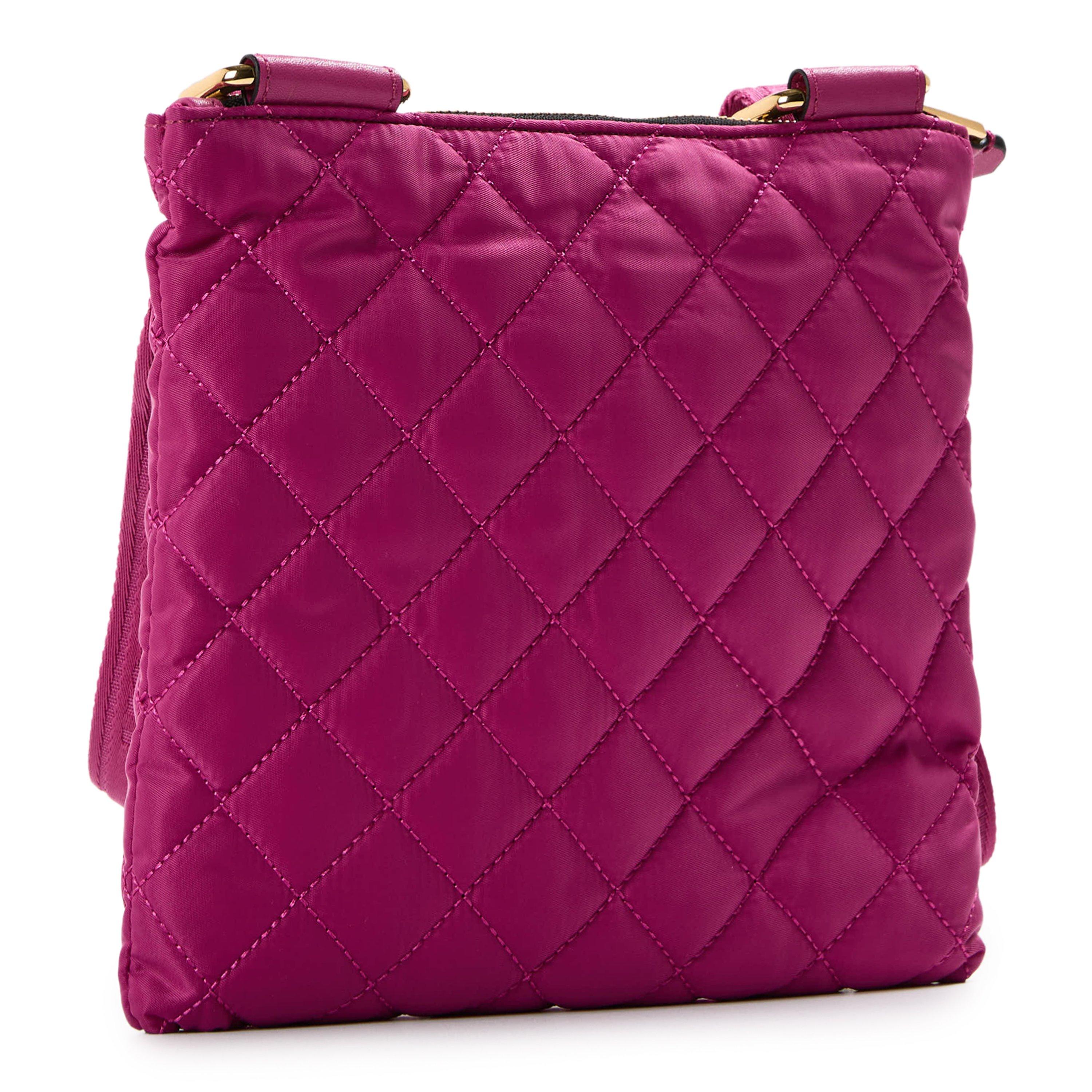 MOSCHINO Logo Calfskin Magenta Violet Belt Calfskin belt | Moschino main image 3
