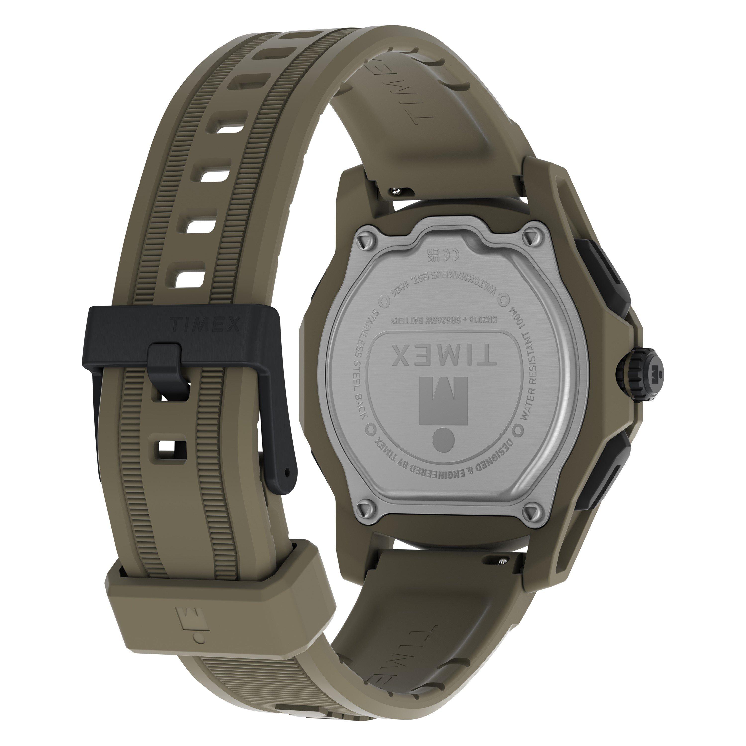 Digital/Tan - Timex - Timex Ironman Premiu Sn71 - 5