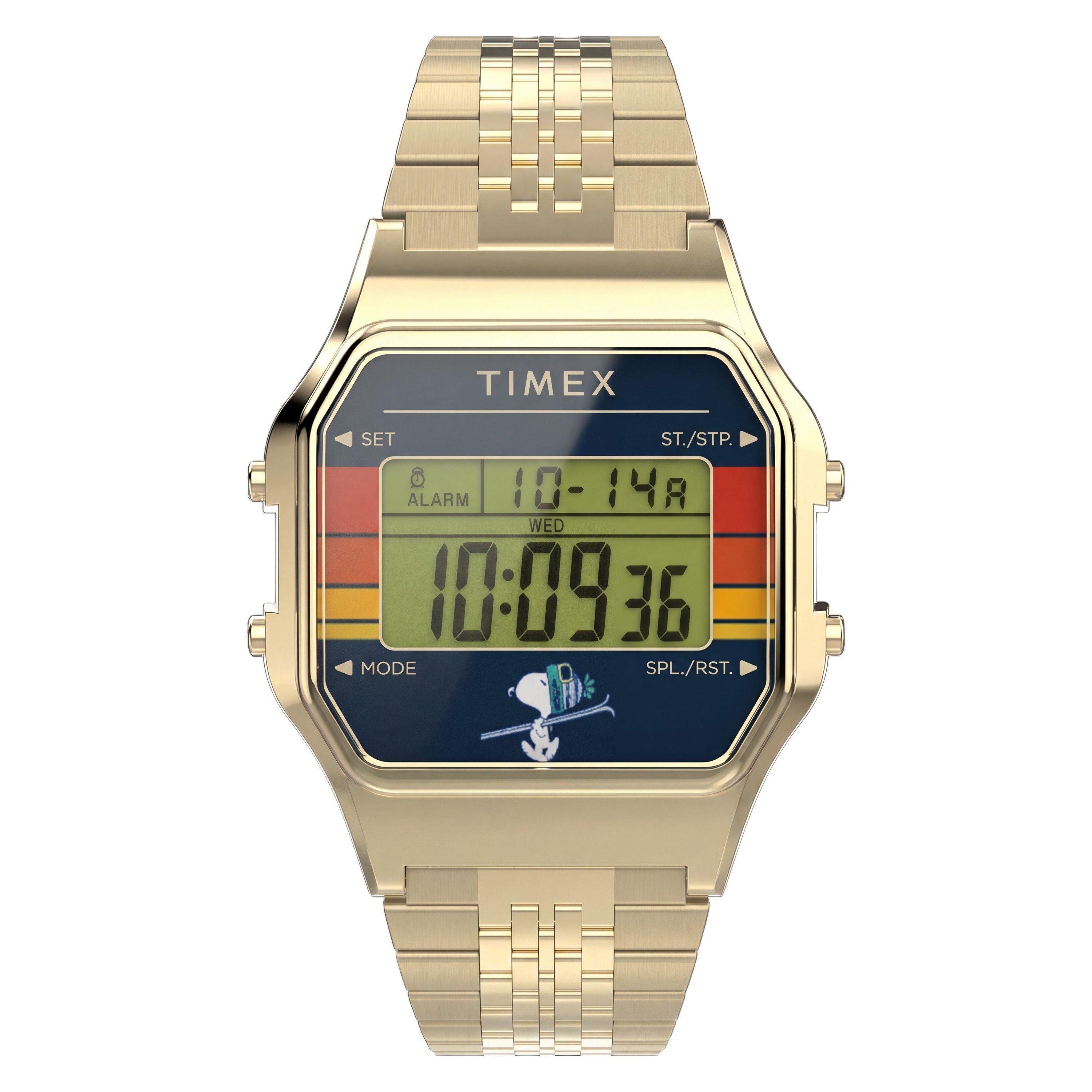 Digital/Gold - Timex - Timex C Peanuts Wtch Sn71 - 1