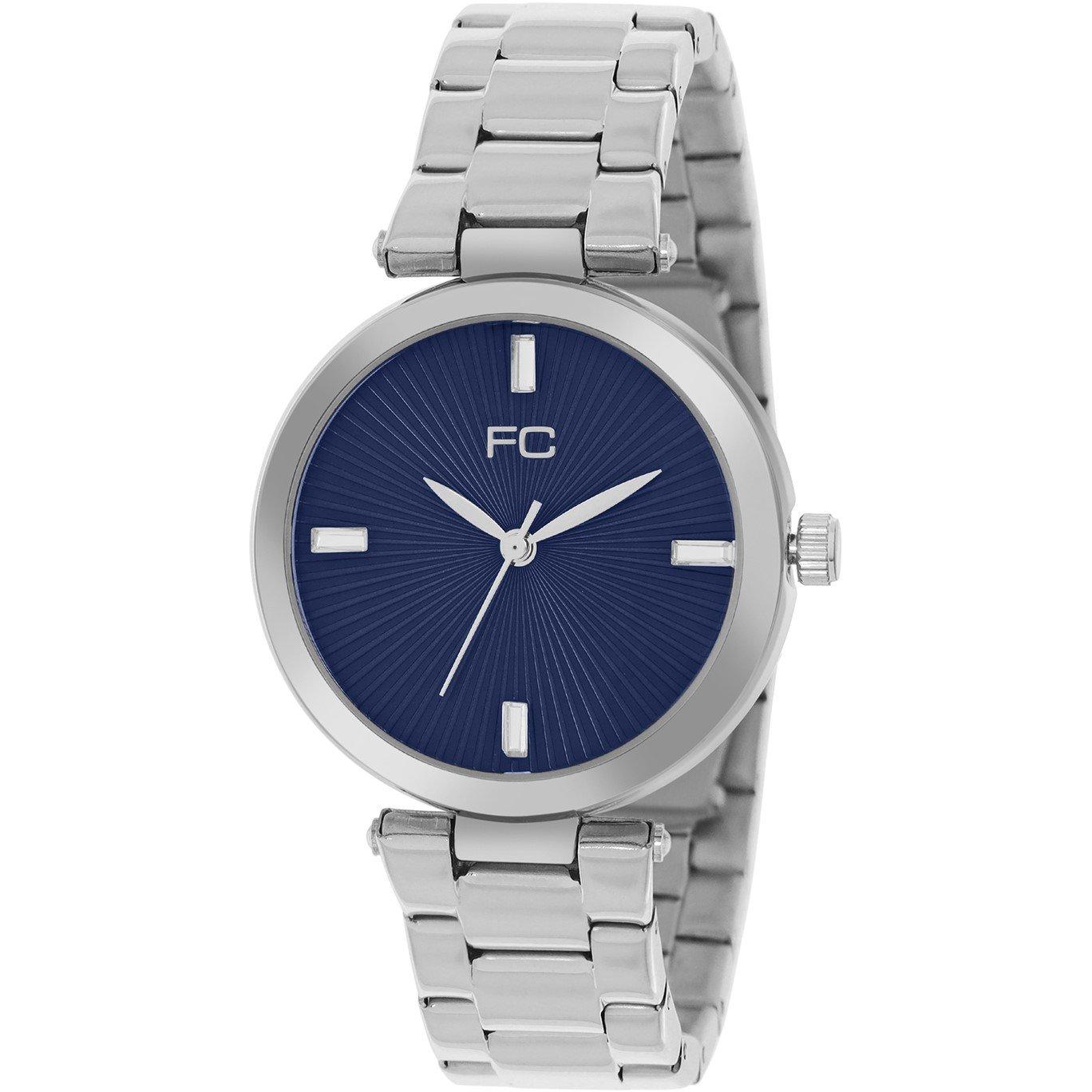 Azul - French Connection - Connection Colette BLUE Round Analog Watch With Steel Metal Strap for Women - 2
