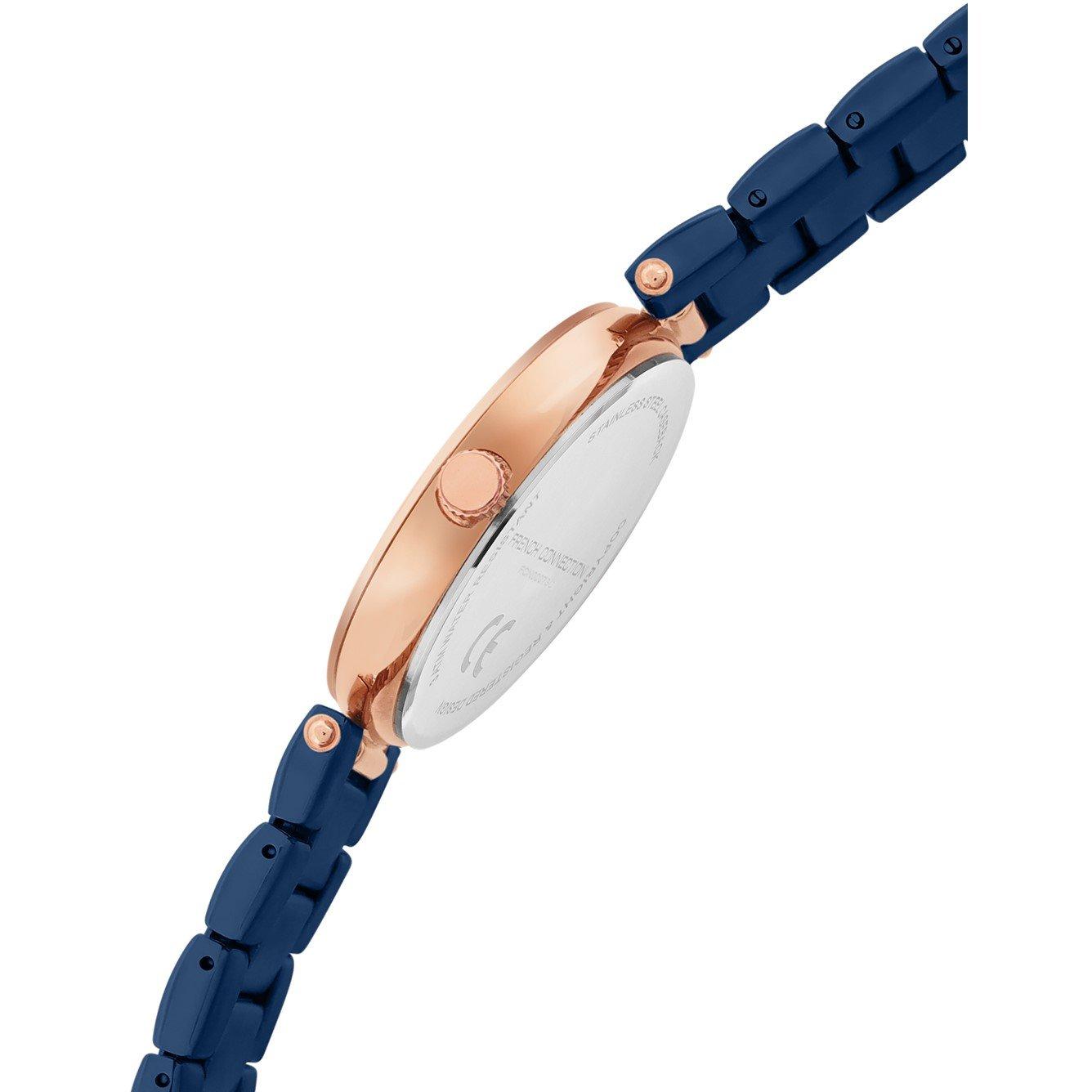 Blue - French Connection - Connection Colette BLUE Round Analog Watch for Women - 4