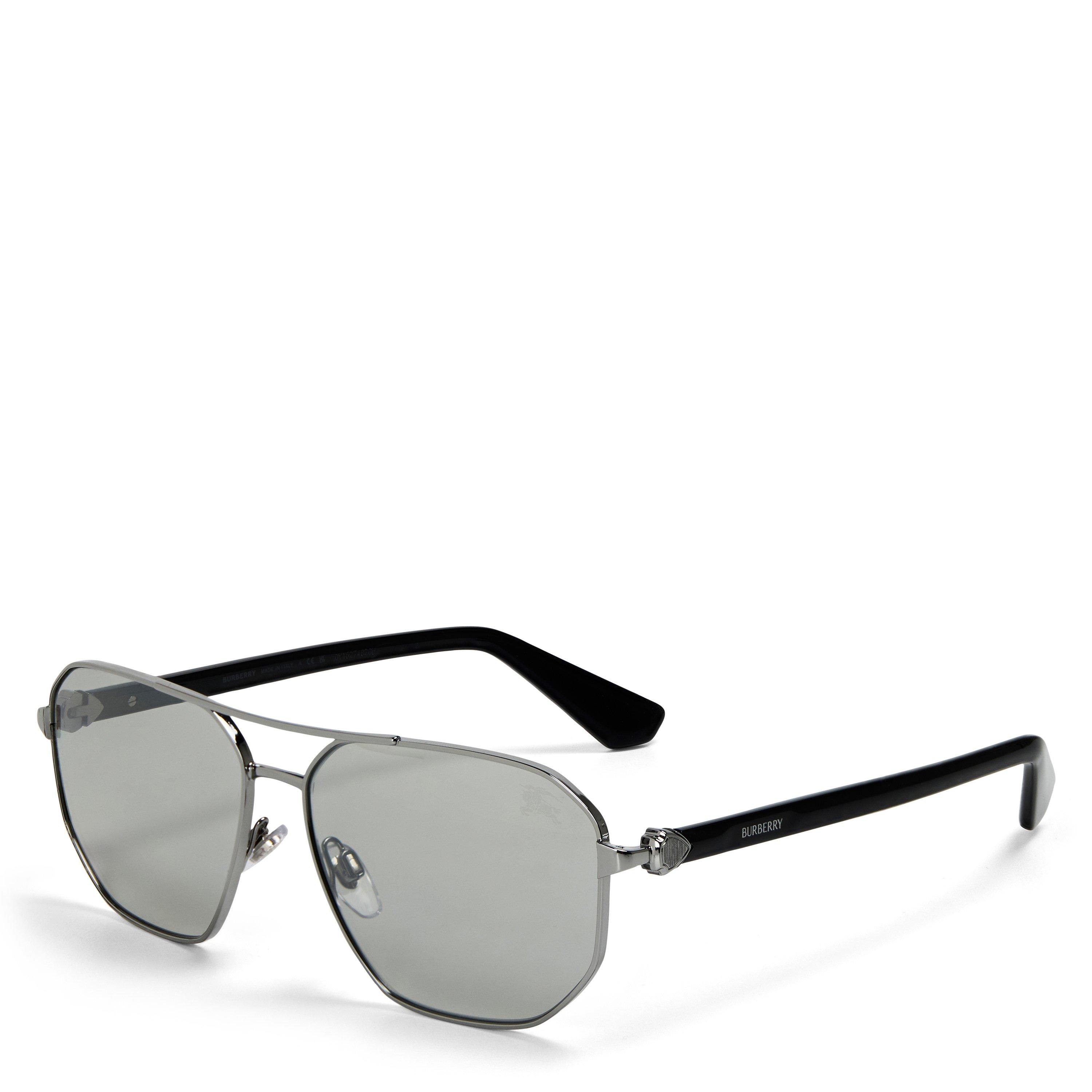 Burberry Men's 0BE3166 Aviator Sunglasses - Gunmetal