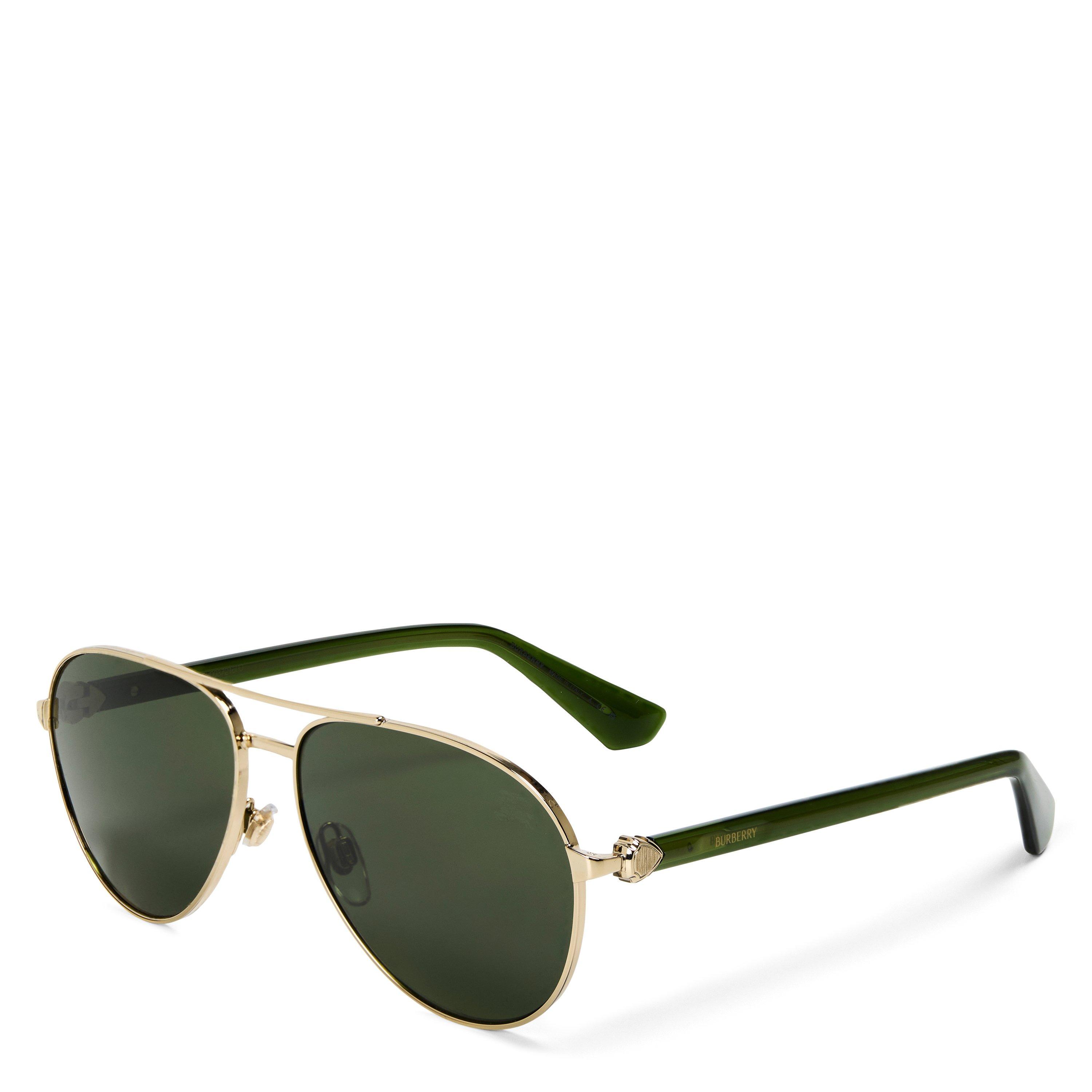 Burberry Men's 0BE3167 Aviator Sunglasses - Light Gold